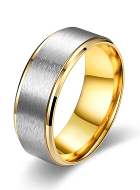 Output Fashion 8MM DualColored Ring 2025 Europe US Style Tai
