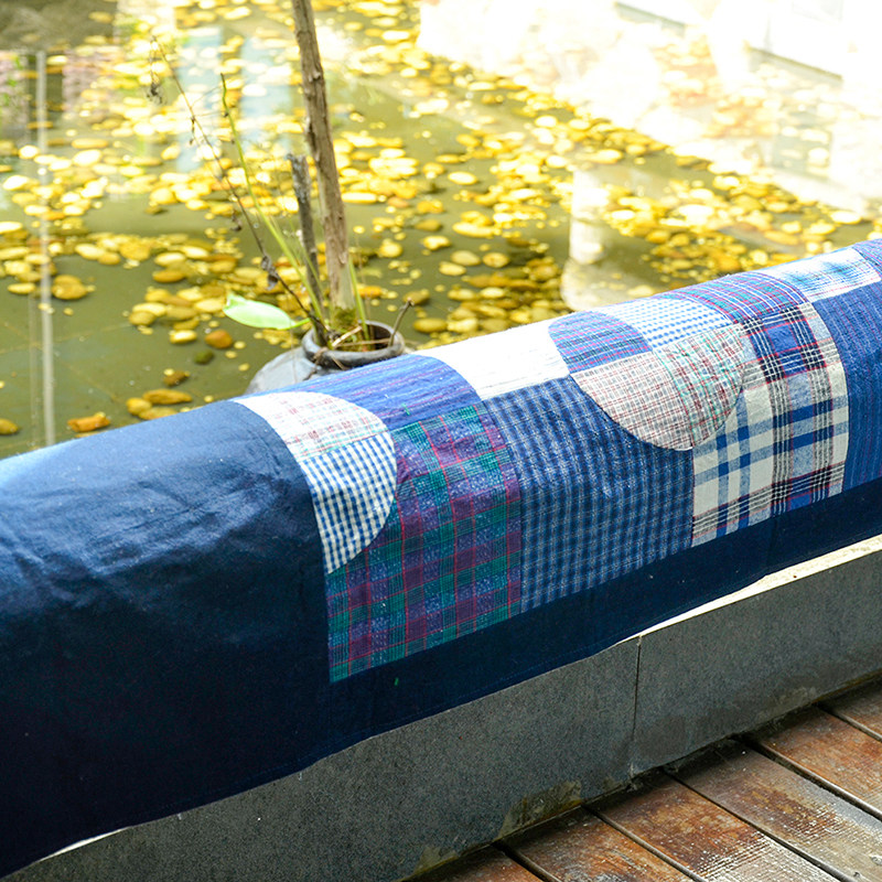 丹凤布艺:中式家居软饰上海手织布方圆土布拼布桌旗粗布床旗柜旗,淘宝优惠券,粉丝福利购,淘宝优惠卷