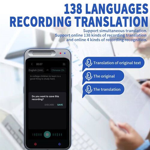 Z6 Language Translator Device supports Two-way Real-time Tra - 图1