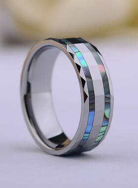 Stock+Clearance+Lovers+Morrir+Polished+Tungsten+Rings+With