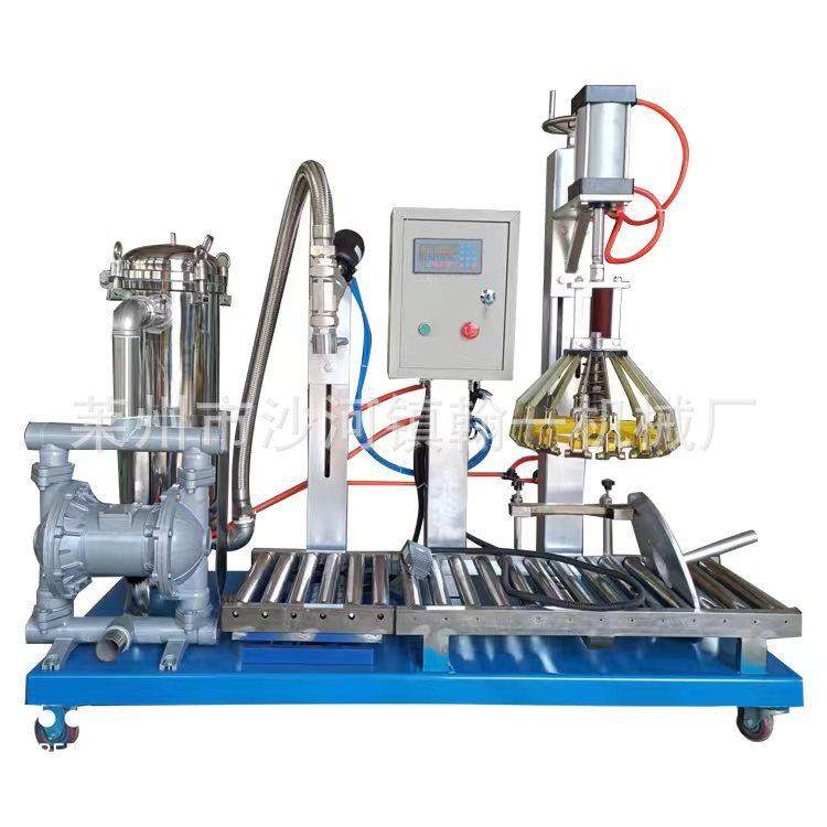 自动称重过滤灌装机油漆涂料灌装机液体灌装机压盖过滤灌装机,淘宝优惠券,粉丝福利购,淘宝优惠卷