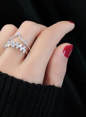 Personalized chic ring index finger adjustable cold tend tai