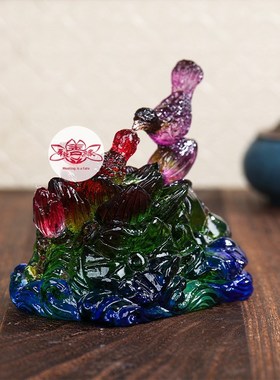 20年蛇年吉祥物宋绍光生肖属狗喜事挂件宋绍光财帛玻璃饰品