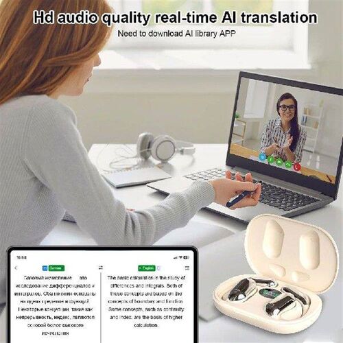 Wireless BT Translation Earbuds Real Time 144 Languages Ai - 图3