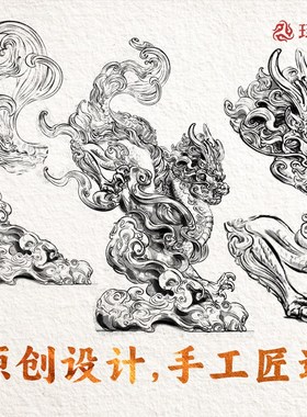 琢匠铜灵龙赐福生肖龙摆件吉祥物办公室桌面瑞兽装饰开业工艺品