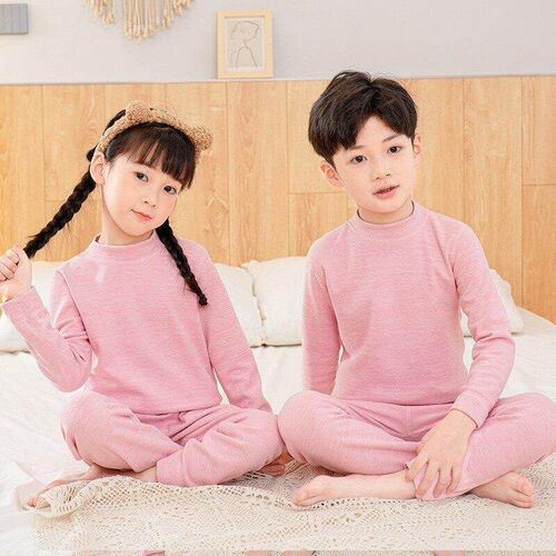 High Technology Thermal Underwear Children Clothing Sets Sea - 图0