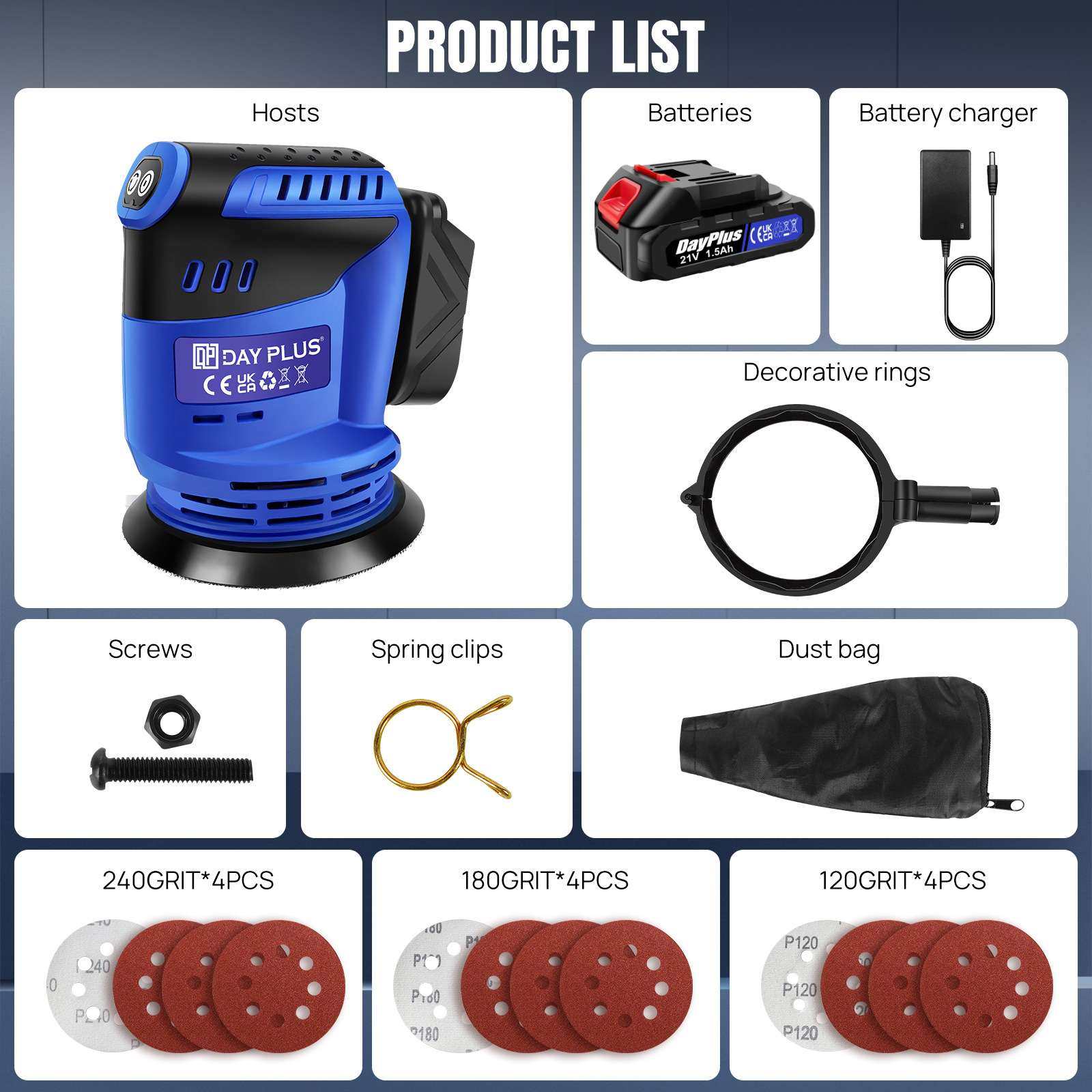 锂电砂纸圆型打磨机无线手持无尘家具木材金属打磨抛光砂纸机,淘宝优惠券,粉丝福利购,淘宝优惠卷