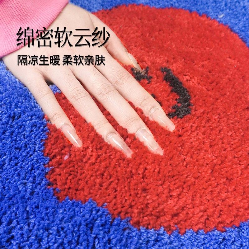 多巴胺彩色苔藓床边毯房间改造灿烂氛围感地垫时尚客厅艺术地毯,淘宝优惠券,粉丝福利购,淘宝优惠卷