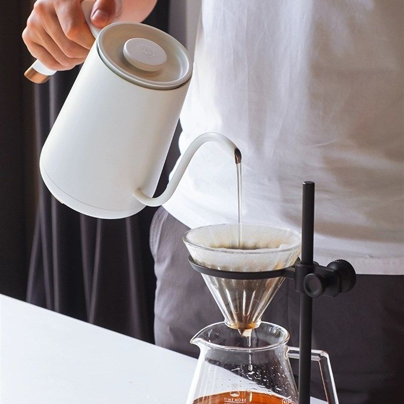 泰摩 进阶型家用手冲咖啡壶套装礼盒 温控手冲煮磨豆机电子秤滤杯,淘宝优惠券,粉丝福利购,淘宝优惠卷