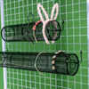 Headband rack porous board hole board hook grid mesh shelf wall-mounted jewelry rack hairband cylinder boutique store