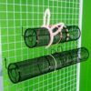 Headband rack porous board hole board hook grid mesh shelf wall-mounted jewelry rack hairband cylinder boutique store