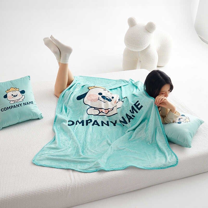 四季毛毯枕头两件套卡通可爱午睡汽车沙发办公室学生空调被靠垫被,淘宝优惠券,粉丝福利购,淘宝优惠卷
