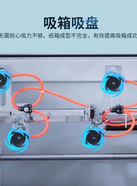 全自动开箱机邮政纸箱免调试智能适应折盒扣底折盖打包机开箱机