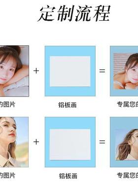 珠光空白热转印铝板画烫画耗材装饰画个性DIY广告牌制做规格可定