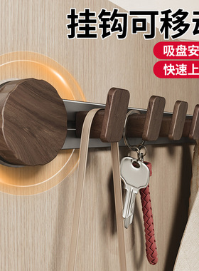 强力吸盘挂钩免打孔玄关浴室粘钩防锈免打孔卫生间壁挂门后衣帽钩