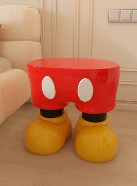 创意卡通换鞋凳家用入门口入户玄关客厅沙发凳矮凳小搬家摆件