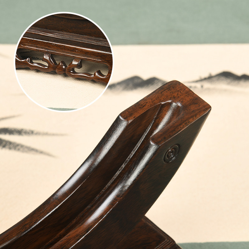 实木平安扣底座托架黑檀木茶饼圆形玉石瓷盘玉片玉壁摆件展示支架,淘宝优惠券,粉丝福利购,淘宝优惠卷