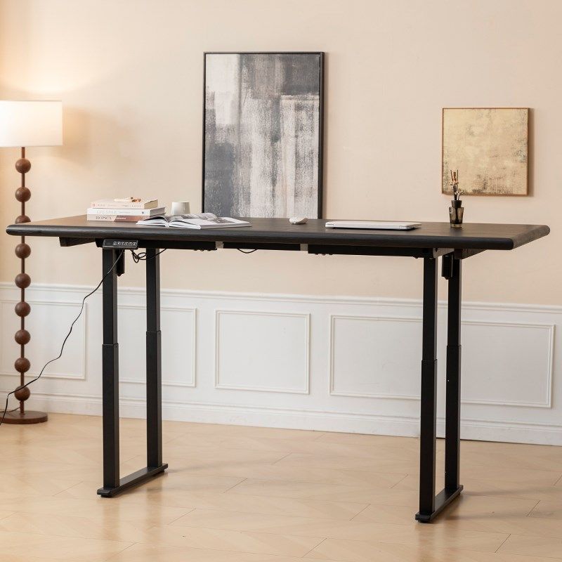 实木电动升降桌电脑桌电竞桌家用书桌学习办公桌智能可升降工作台,淘宝优惠券,粉丝福利购,淘宝优惠卷