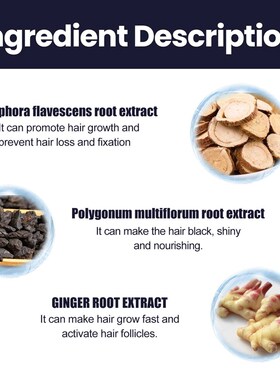 Ginger Hair Growth Essential Oil Fast Grow Anti Hair Loss Pr