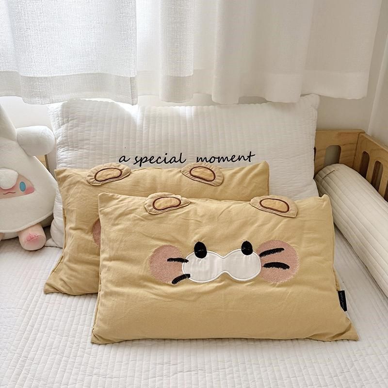 可爱全棉针织棉儿童枕枕头 30*幼儿园枕头罩宝宝枕皮87,淘宝优惠券,粉丝福利购,淘宝优惠卷