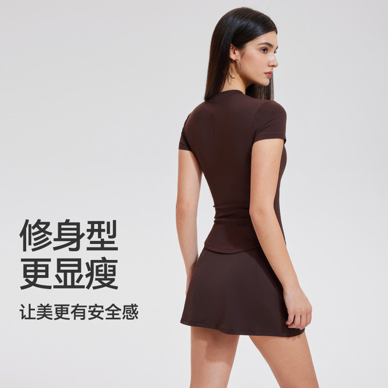 科里芙运动半身裙女新款高级感时尚辣妹网球训练透气弹力健身套装,淘宝优惠券,粉丝福利购,淘宝优惠卷