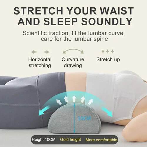 Eyelash Extension Flannel Pillows Half Moon Memory Foam Leg - 图1