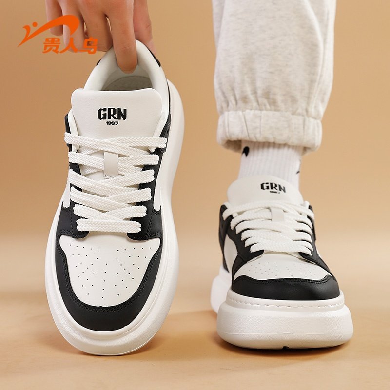 男鞋女鞋厚底板鞋百搭拼色系带休闲鞋增高舒适休闲板鞋小白鞋女潮,淘宝优惠券,粉丝福利购,淘宝优惠卷