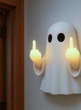 Halloween Ghost Glowing Nightlight万圣节发光小夜灯氛围挂件灯