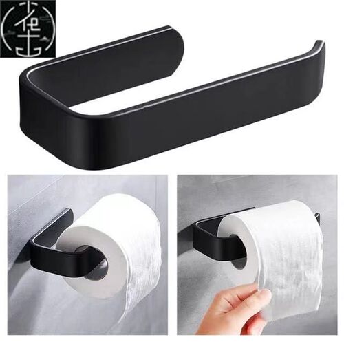 Toilet Paper Holder Tissue Rack Wall Mounted Bathroom Kitche - 图1