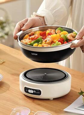 1.2L+Folded+Electric+Cooking+Pot+Portable+Travel+Multicooker