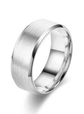 6 Colors Classic 8mm Tungsten Mens Ring Surface Brushed