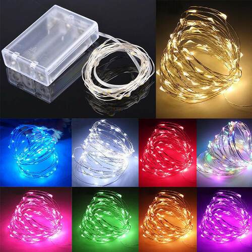 New 2M 3M 5M 10M Copper Wire LED String lights Holiday light - 图0