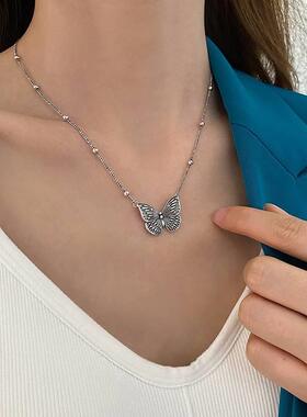 ins retro titanium steel collarbone chain cold wind hip-hop