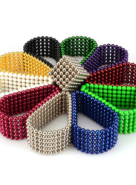 New Colorful Magnetic Ball Toys Metal DIY Magnet Balls Block