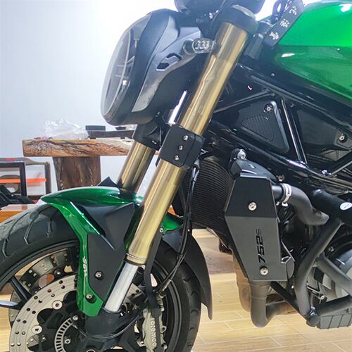 适用贝纳利752S改装水箱网左右装饰护板边罩大魔鬼752S散热器护罩 - 图2