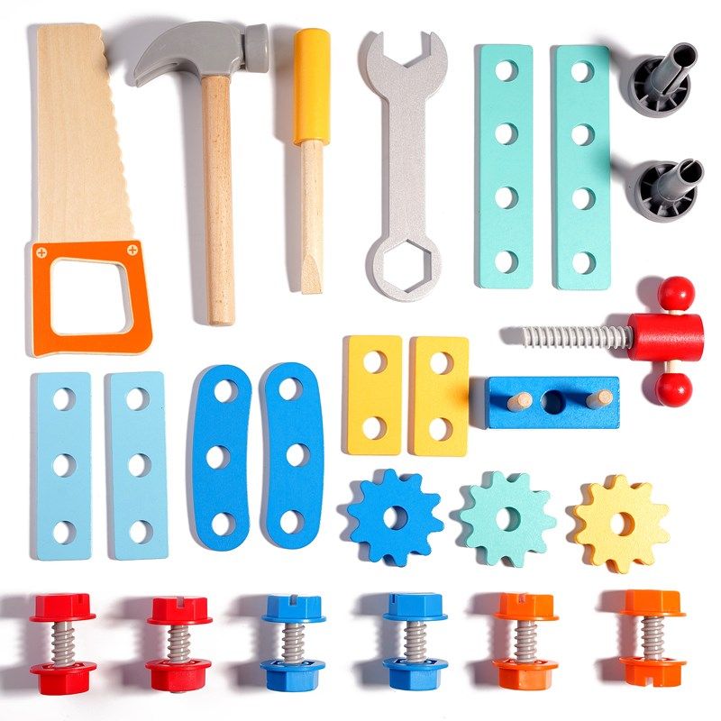 儿童维修理工具箱玩具仿真过家家拧螺丝拆装螺母组合益智3一6岁男,淘宝优惠券,粉丝福利购,淘宝优惠卷