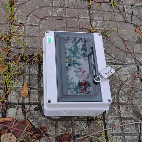 380V三相电充电桩配电箱带锁开关保护箱空开盒子带漏电保护开关盒 - 图1