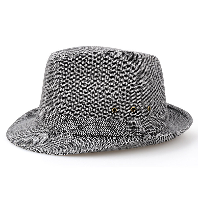 男士夏天礼帽春秋帽子男大沿透气遮阳爵士帽中老年男帽亚麻礼帽,淘宝优惠券,粉丝福利购,淘宝优惠卷