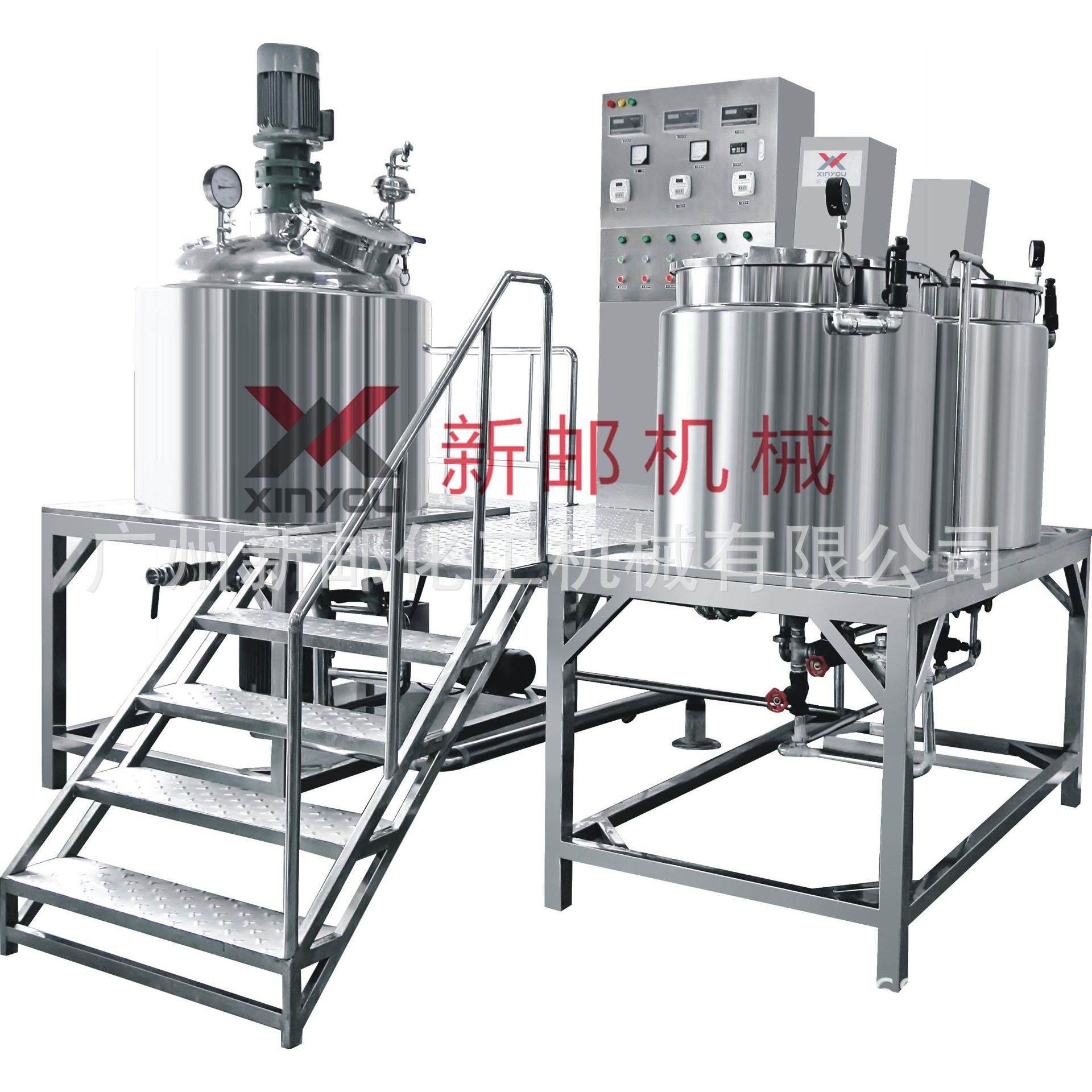 新邮 500L固定式真空搅拌均质乳化机（配预混油相锅与水相锅）,淘宝优惠券,粉丝福利购,淘宝优惠卷