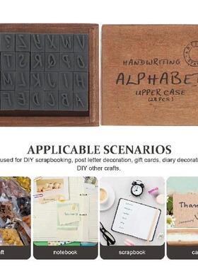 Vintage+Letter+Seal+Stamps+Wood+Small+Craft+for+Clay