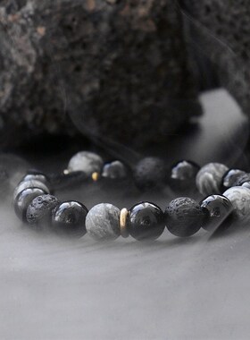 2023 Natural Sparrow Stone Beads Bracelet Men Women Zircon