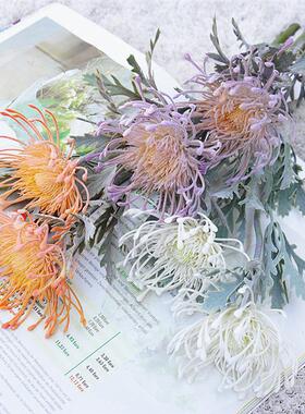 Artificial Flowers Short Branch Crab Claw 2 Fork Pincushion
