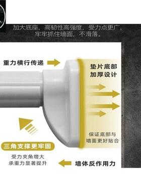 Telescopic rod door curTain rod air rod shower curTain rod