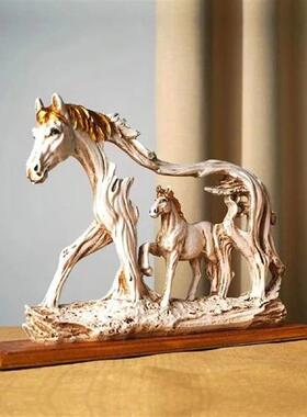 Indian+Resin+Horse+Statue+Tabletop+Horse+Statues+With