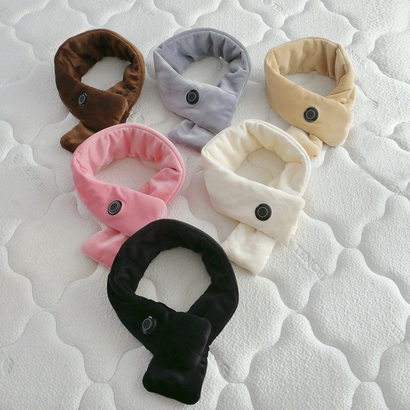 电动围巾USB加热围巾可充电秋冬保暖护颈羊毛衬里户外充电宝到Hea,淘宝优惠券,粉丝福利购,淘宝优惠卷