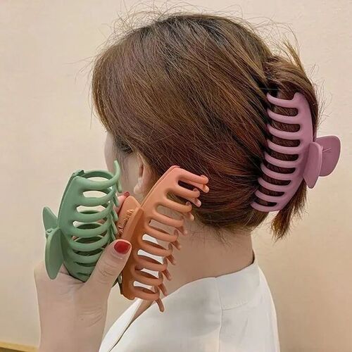 4PCS Hair Claw Clips 4 Inch Nonslip Large Crab Hairpins for - 图1