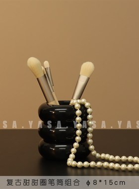 星韵【复古梳妆】样板间卧室衣帽间梳妆台气质优雅摆件软装