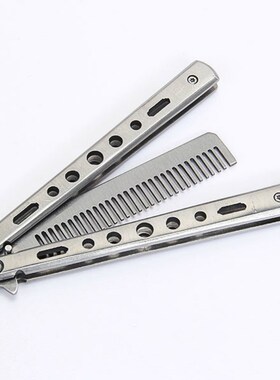 Knife Comb Practice Training Folding Butterfly Camping Stain