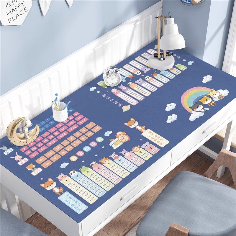 学生卡通书桌垫环保护眼儿童写字专用课桌垫防水免洗写字台书桌布,淘宝优惠券,粉丝福利购,淘宝优惠卷
