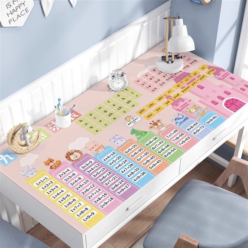 学生卡通书桌垫环保护眼儿童写字专用课桌垫防水免洗写字台书桌布,淘宝优惠券,粉丝福利购,淘宝优惠卷